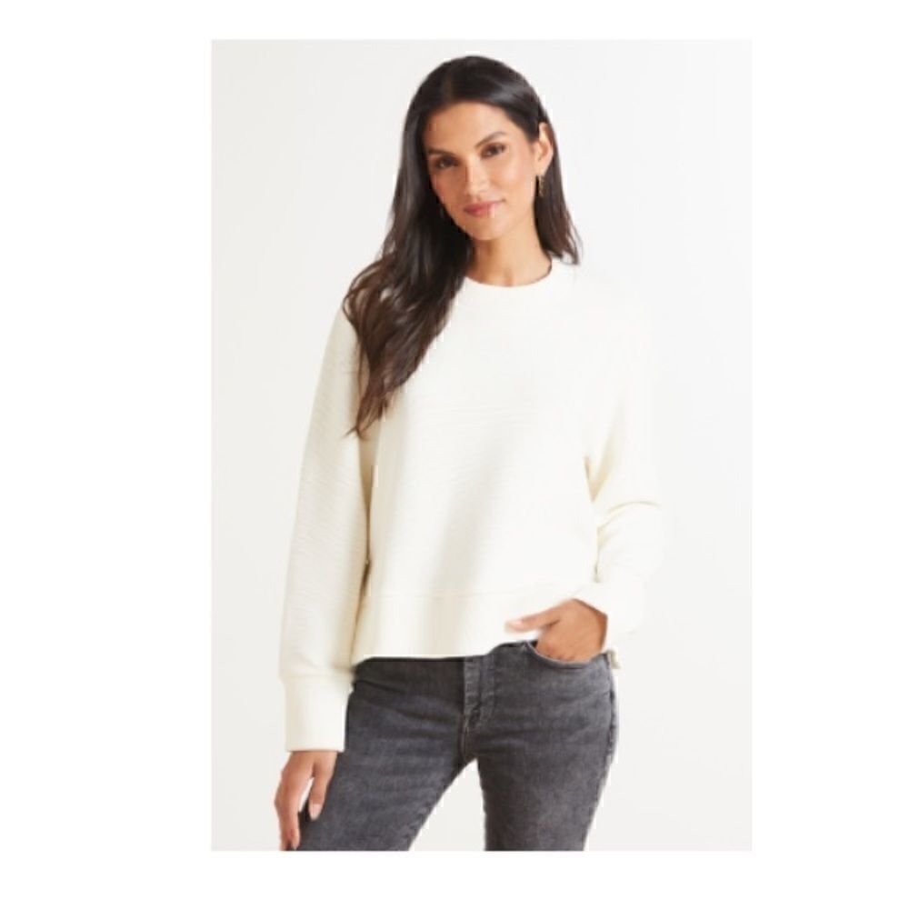 Varley white Cleon pullover sz X Small